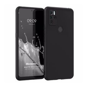 Microsonic Matte Silicone Omix X300 Siyah Cep Telefonu Kılıfı