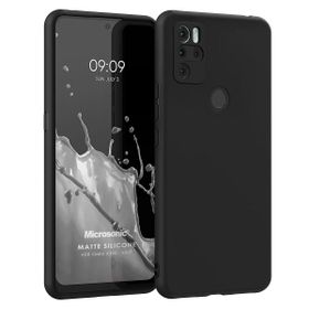 Microsonic Matte Silicone Omix X300 Siyah Cep Telefonu Kılıfı