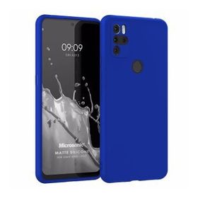Microsonic Matte Silicone Omix X500 Mavi Cep Telefonu Kılıfı