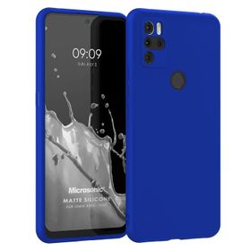 Microsonic Matte Silicone Omix X500 Mavi Cep Telefonu Kılıfı
