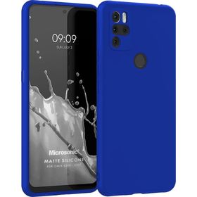 Microsonic Matte Silicone Omix X500 Mavi Cep Telefonu Kılıfı