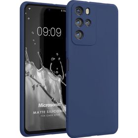 Microsonic Matte Silicone Omix X700 Lacivert Kılıf