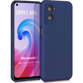 Microsonic Matte Silicone Oppo A36 Lacivert Kılıf
