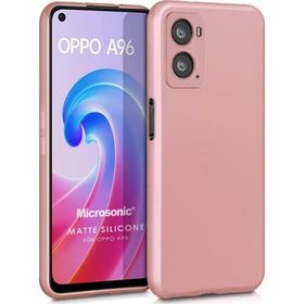 Microsonic Matte Silicone Oppo A36 Rose Gold Cep Telefonu Kılıfı