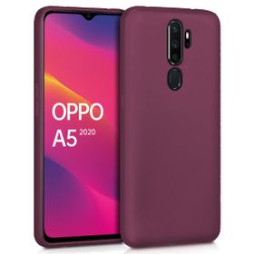 Microsonic Matte Silicone Oppo A5 2020 Mor Cep Telefonu Kılıfı