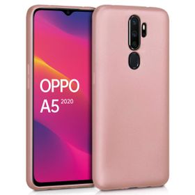 Microsonic Matte Silicone Oppo A5 2020 Rose Gold Cep Telefonu Kılıfı