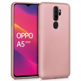 Microsonic Matte Silicone Oppo A5 2020 Rose Gold Cep Telefonu Kılıfı