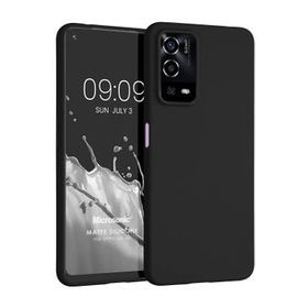 Microsonic Matte Silicone Oppo A55 4G Siyah Cep Telefonu Kılıfı