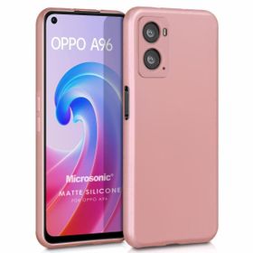 Microsonic Matte Silicone Oppo A76 Rose Gold Cep Telefonu Kılıfı