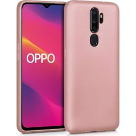 Microsonic Matte Silicone Oppo A9 2020 Rose Gold Cep Telefonu Kılıfı