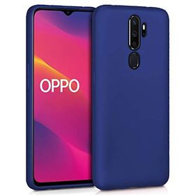 Microsonic Matte Silicone Oppo A9 Uyumlu 2020 Lacivert Kılıf
