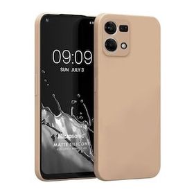 Microsonic Matte Silicone Oppo Reno 7 4G Gold Cep Telefonu Kılıfı