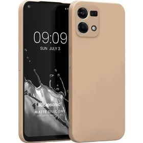 Microsonic Matte Silicone Oppo Reno 7 4G Gold Cep Telefonu Kılıfı