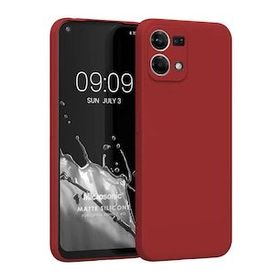 Microsonic Matte Silicone Oppo Reno 7 4G Kırmızı Kılıf