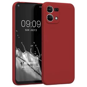 Microsonic Matte Silicone Oppo Reno 7 4G Kırmızı Kılıf
