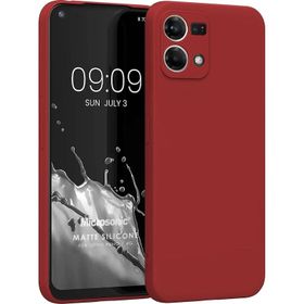 Microsonic Matte Silicone Oppo Reno 7 4G Kırmızı Kılıf