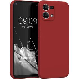Microsonic Matte Silicone Oppo Reno 7 4G Kırmızı Kılıf