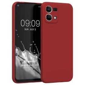 Microsonic Matte Silicone Oppo Reno 7 4G Kırmızı Kılıf