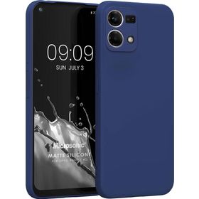 Microsonic Matte Silicone Oppo Reno 7 4G Lacivert Kılıf