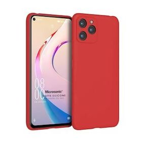 Microsonic Matte Silicone Oukitel C21 Pro Kırmızı Kılıf