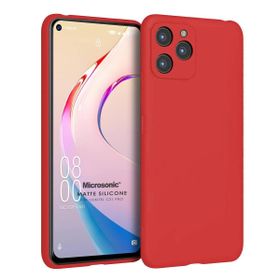 Microsonic Matte Silicone Oukitel C21 Pro Kırmızı Kılıf