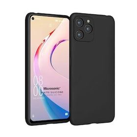 Microsonic Matte Silicone Oukitel C21 Pro Siyah Kılıf