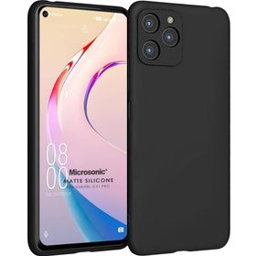 Microsonic Matte Silicone Oukitel C21 Pro Siyah Kılıf