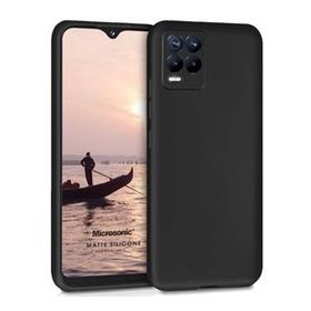 Microsonic Matte Silicone Realme 8 Pro Siyah Kılıf