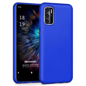 Microsonic Matte Silicone Reeder P13 Blue 2021 Mavi Cep Telefonu Kılıfı