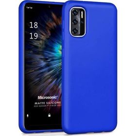 Microsonic Matte Silicone Reeder P13 Blue 2021 Mavi Cep Telefonu Kılıfı