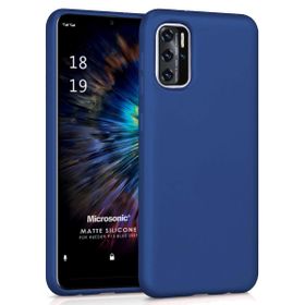 Microsonic Matte Silicone Reeder P13 Blue 2022 Lacivert Cep Telefonu Kılıfı