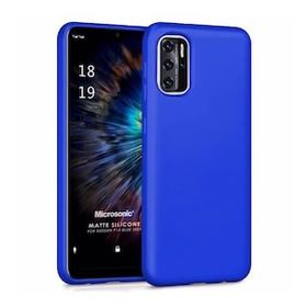 Microsonic Matte Silicone Reeder P13 Blue 2022 Mavi Cep Telefonu Kılıfı