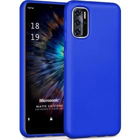Microsonic Matte Silicone Reeder P13 Blue 2022 Mavi Cep Telefonu Kılıfı