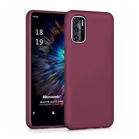 Microsonic Matte Silicone Reeder P13 Blue 2022 Mor Cep Telefonu Kılıfı
