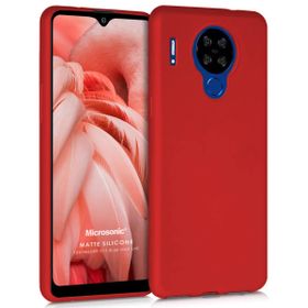 Microsonic Matte Silicone Reeder P13 Blue Max Lite Kırmızı Cep Telefonu Kılıfı