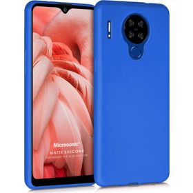Microsonic Matte Silicone Reeder P13 Blue Max Lite Mavi Cep Telefonu Kılıfı