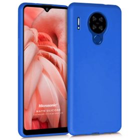 Microsonic Matte Silicone Reeder P13 Blue Max Lite Mavi Cep Telefonu Kılıfı