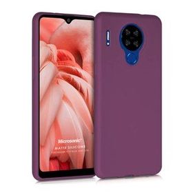 Microsonic Matte Silicone Reeder P13 Blue Max Lite Mor Cep Telefonu Kılıfı
