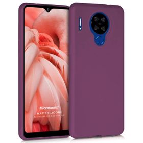 Microsonic Matte Silicone Reeder P13 Blue Max Lite Mor Cep Telefonu Kılıfı