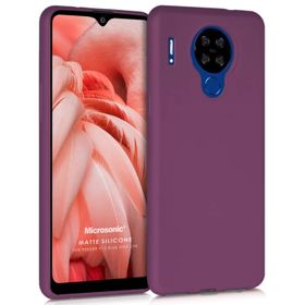 Microsonic Matte Silicone Reeder P13 Blue Max Lite Mor Cep Telefonu Kılıfı
