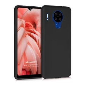 Microsonic Matte Silicone Reeder P13 Blue Max Lite Siyah Cep Telefonu Kılıfı
