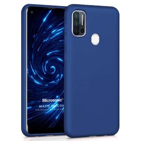 Microsonic Matte Silicone Reeder P13 Blue Max Pro Lacivert Cep Telefonu Kılıfı