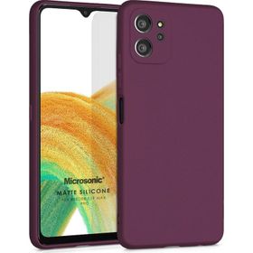 Microsonic Matte Silicone Reeder S19 Max Pro Mor Cep Telefonu Kılıfı