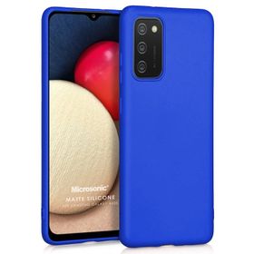 Microsonic Matte Silicone Samsung Galaxy A02S Siyah Kılıf
