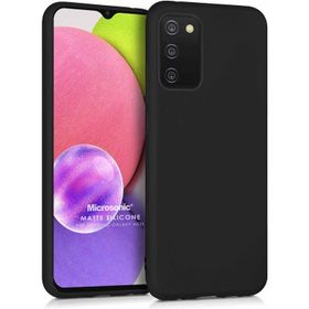 Microsonic Matte Silicone Samsung Galaxy A03S Cep Telefonu Kılıfı