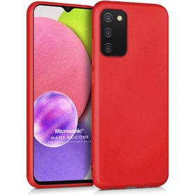 Microsonic Matte Silicone Samsung Galaxy A03S Cep Telefonu Kılıfı