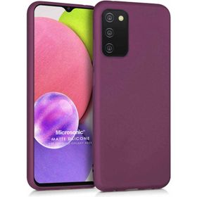 Microsonic Matte Silicone Samsung Galaxy A03S Cep Telefonu Kılıfı