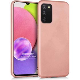 Microsonic Matte Silicone Samsung Galaxy A03S Cep Telefonu Kılıfı