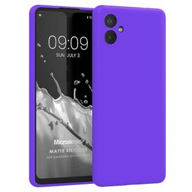 Microsonic Matte Silicone Samsung Galaxy A04E Mavi Kılıf