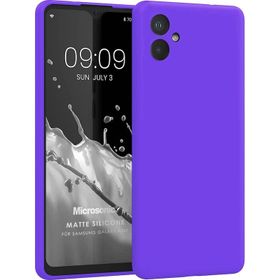 Microsonic Matte Silicone Samsung Galaxy A04E Mavi Kılıf